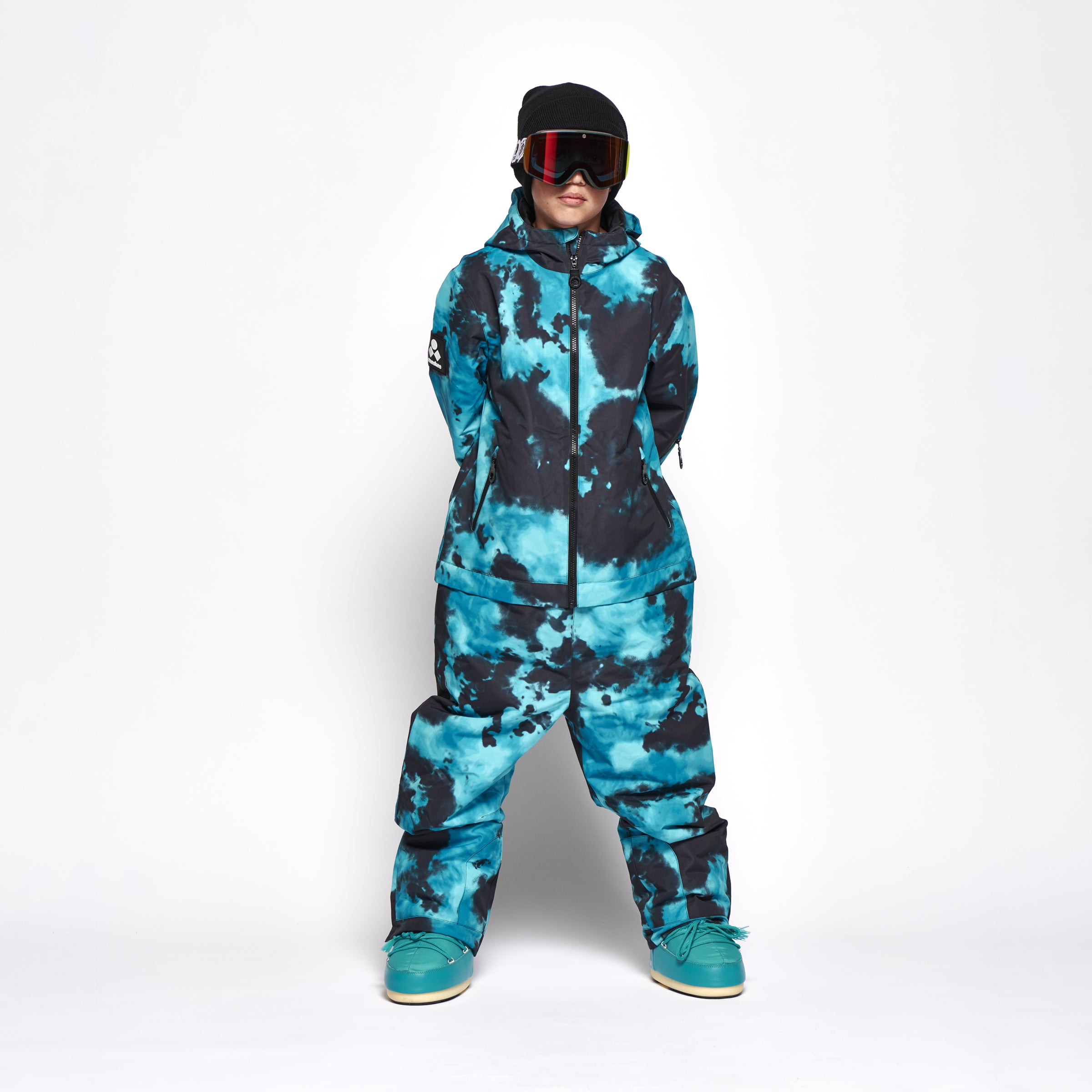 Kids all deals in one snowsuit