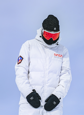 Men s 2 in 1 Snow Suit White NASA