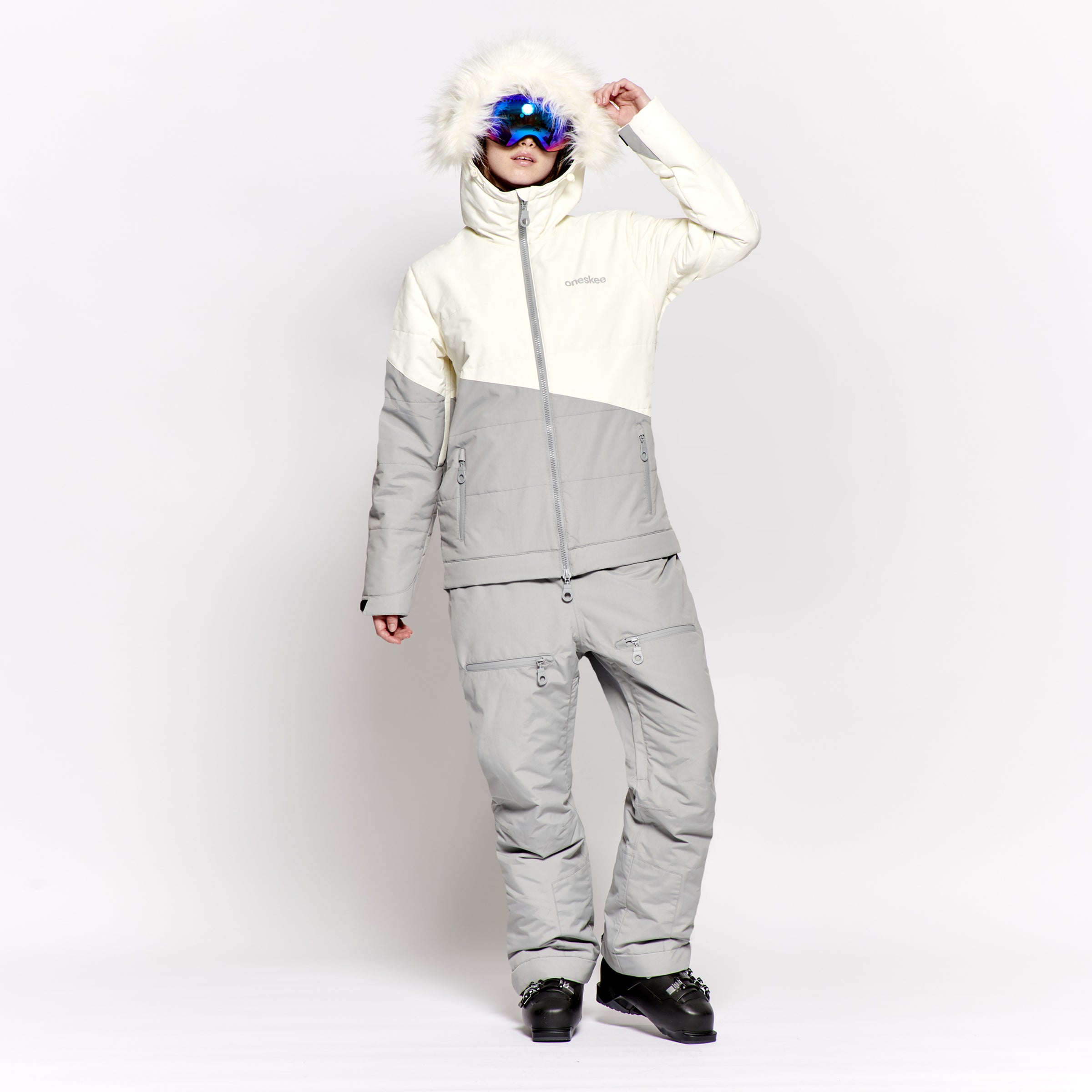 Women's 2-in-1 Snow Suit, Grey