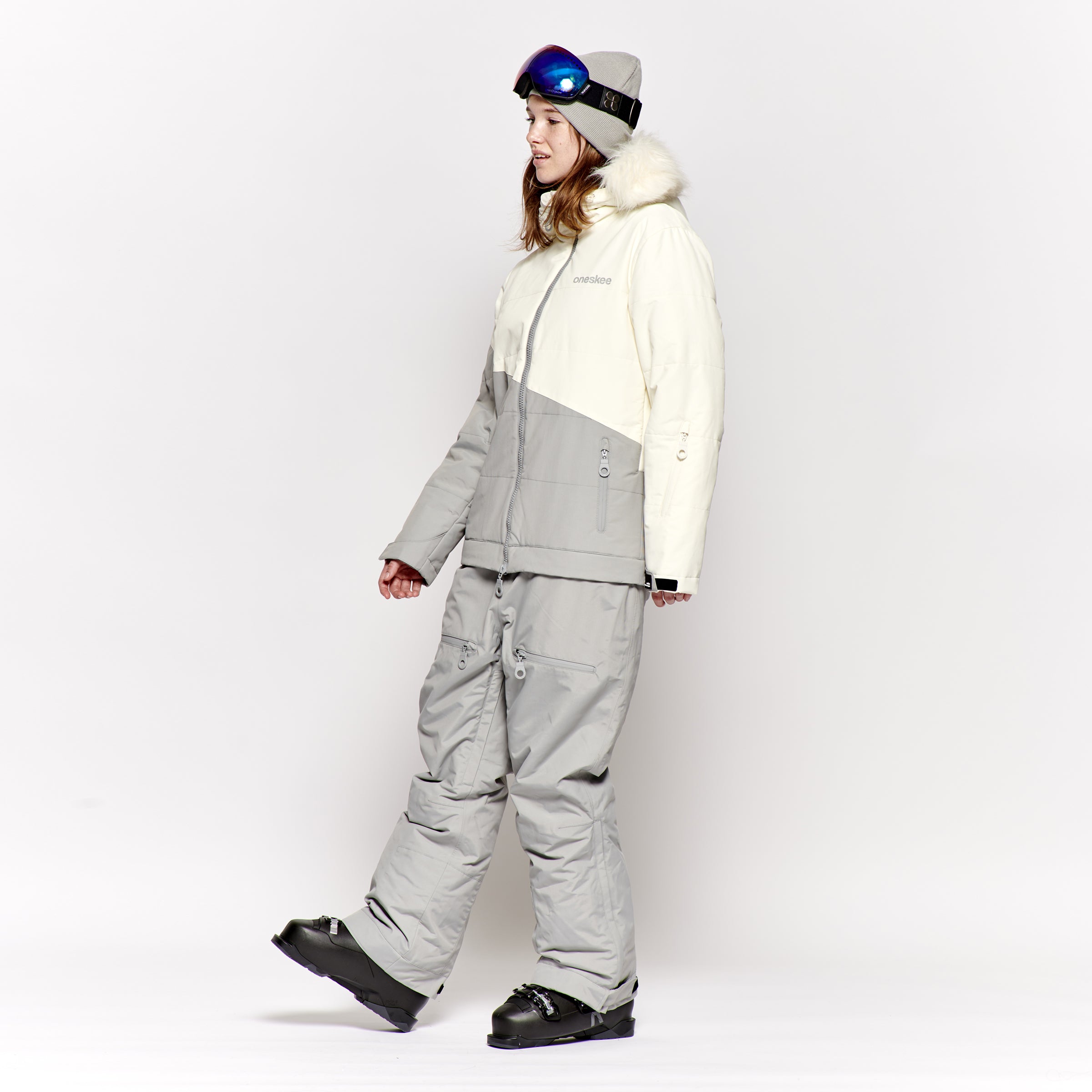 Women's 2-in-1 Snow Suit, Grey