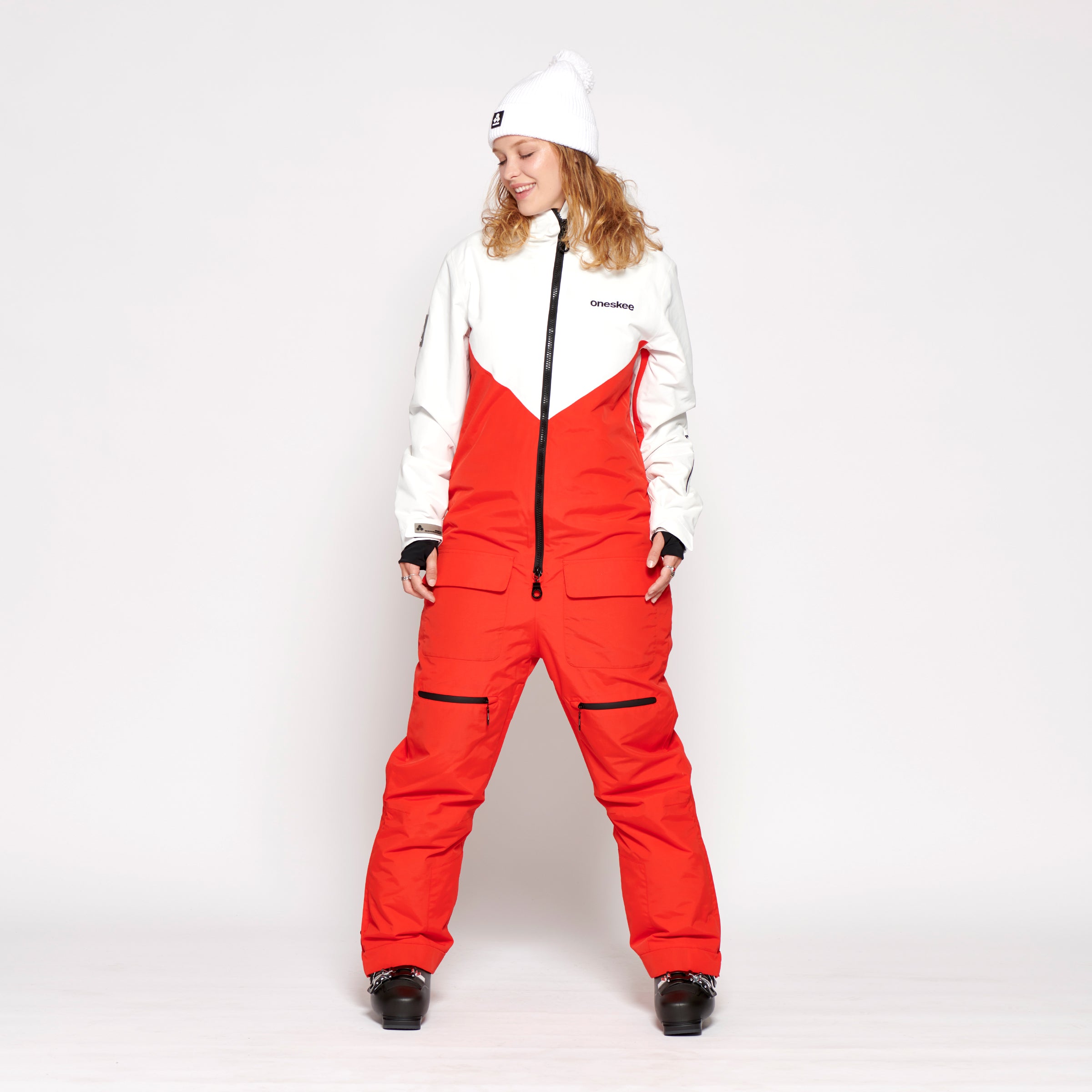 Women s Snow Suit Red White
