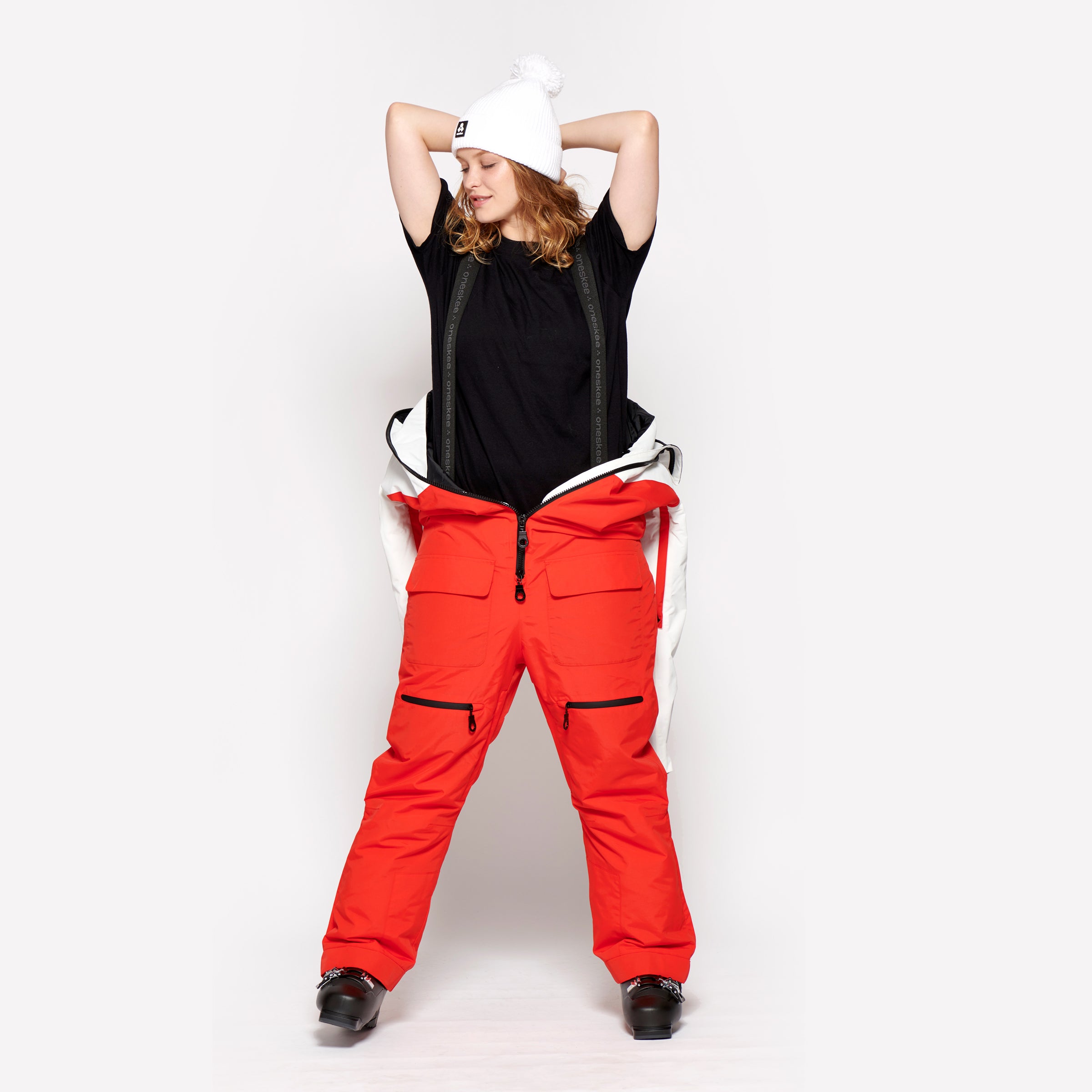 Women s Snow Suit Red White