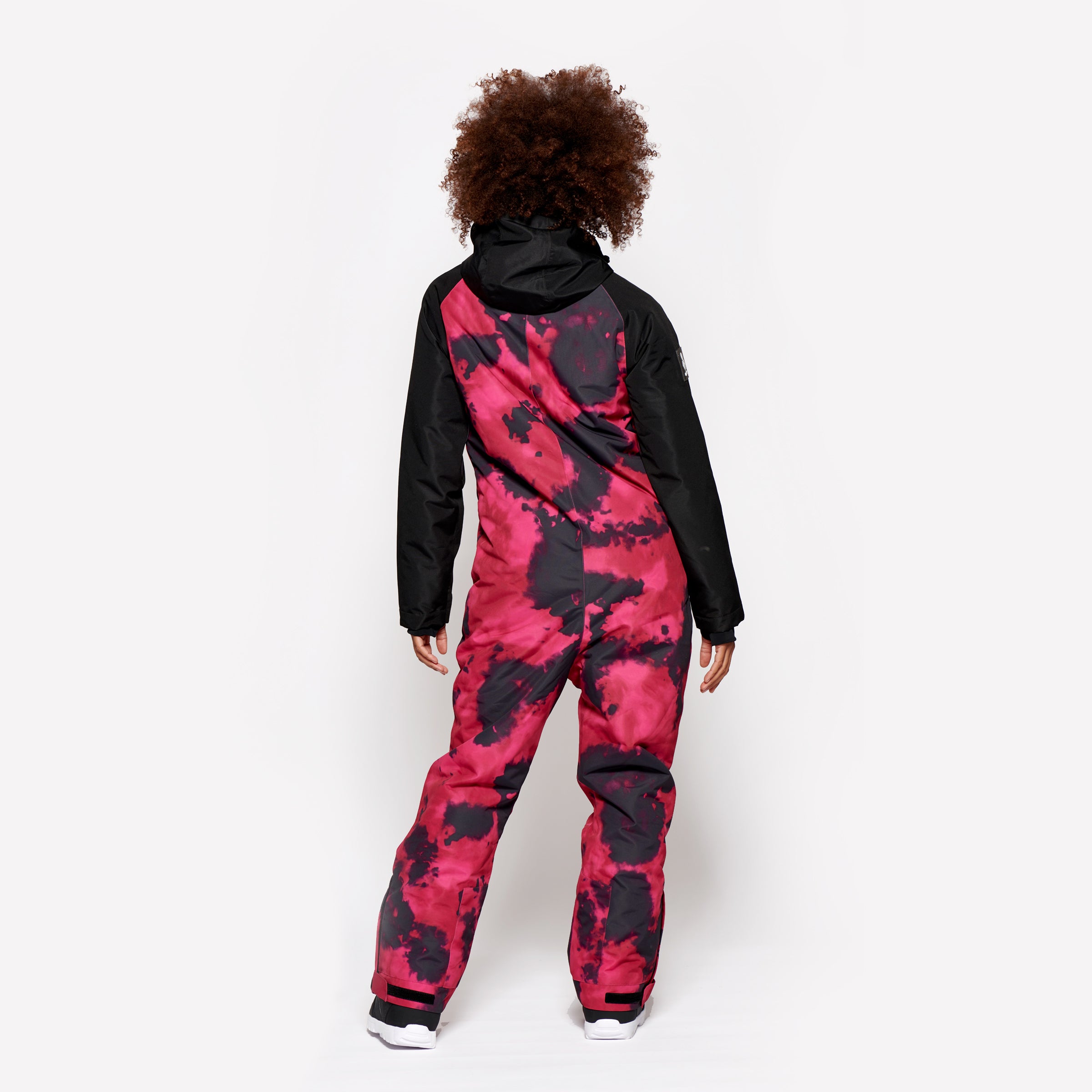 Women's Snow Suit, Pink Tie Dye