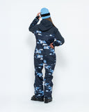 Women's Snow Suit, Blue Forest