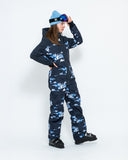 Women's Snow Suit, Blue Forest