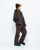 Women's Snow Suit, Brown Leopard