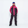 Women's Snow Suit, Cherry & Raspberry