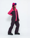 Women's Snow Suit, Cherry & Raspberry
