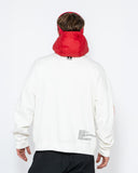 WR Puffer Hoodie, White NASA