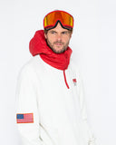 WR Puffer Hoodie, White NASA