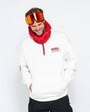 WR Puffer Hoodie, White NASA