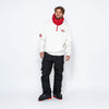 WR Puffer Hoodie, White NASA