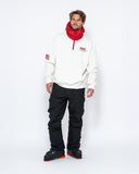 WR Puffer Hoodie, White NASA
