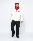 WR Puffer Hoodie, White NASA