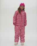 Kids Adventure 3-in-1 Snow Suit - Pink Check