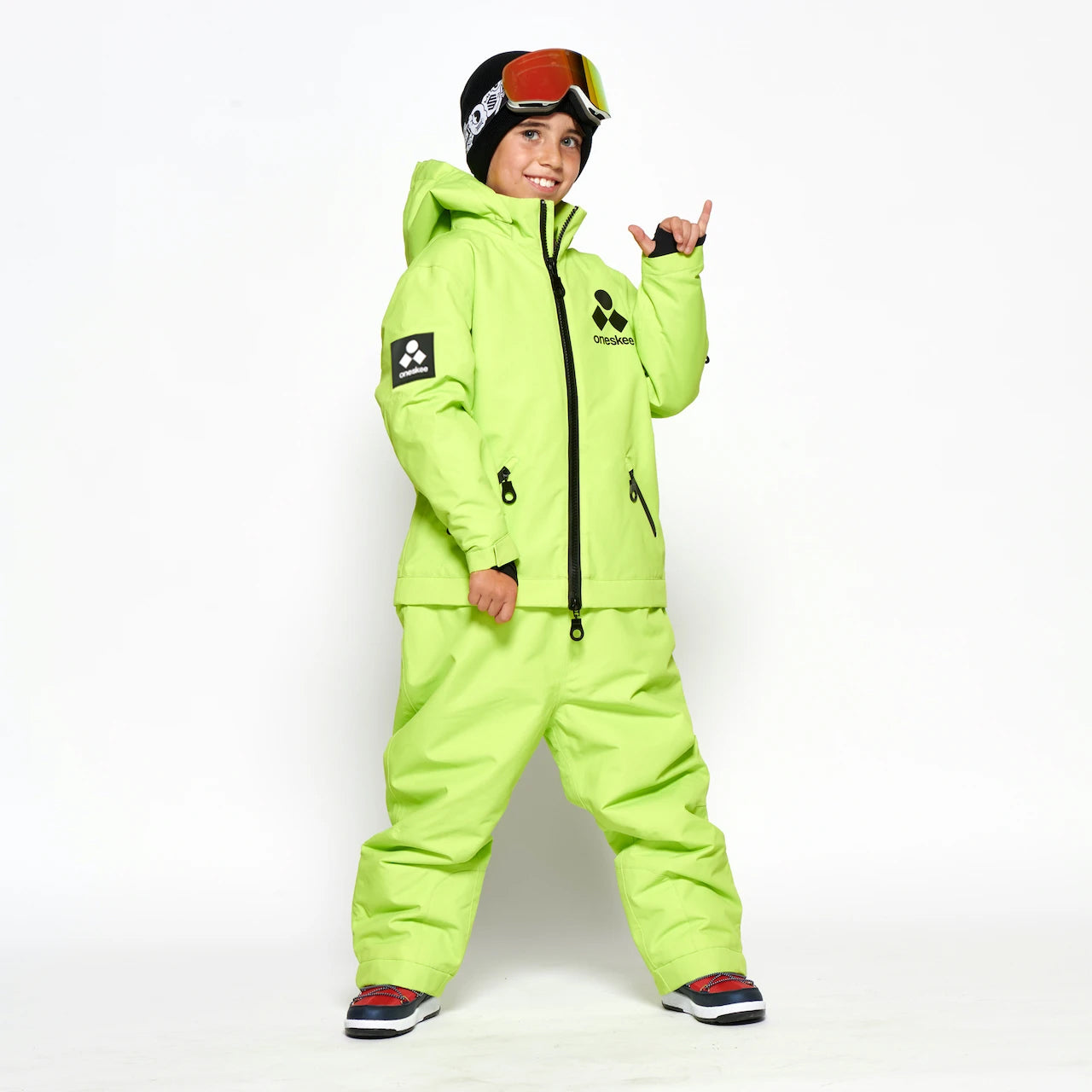 Kids 2-in-1 Snow Suit, Lime Green