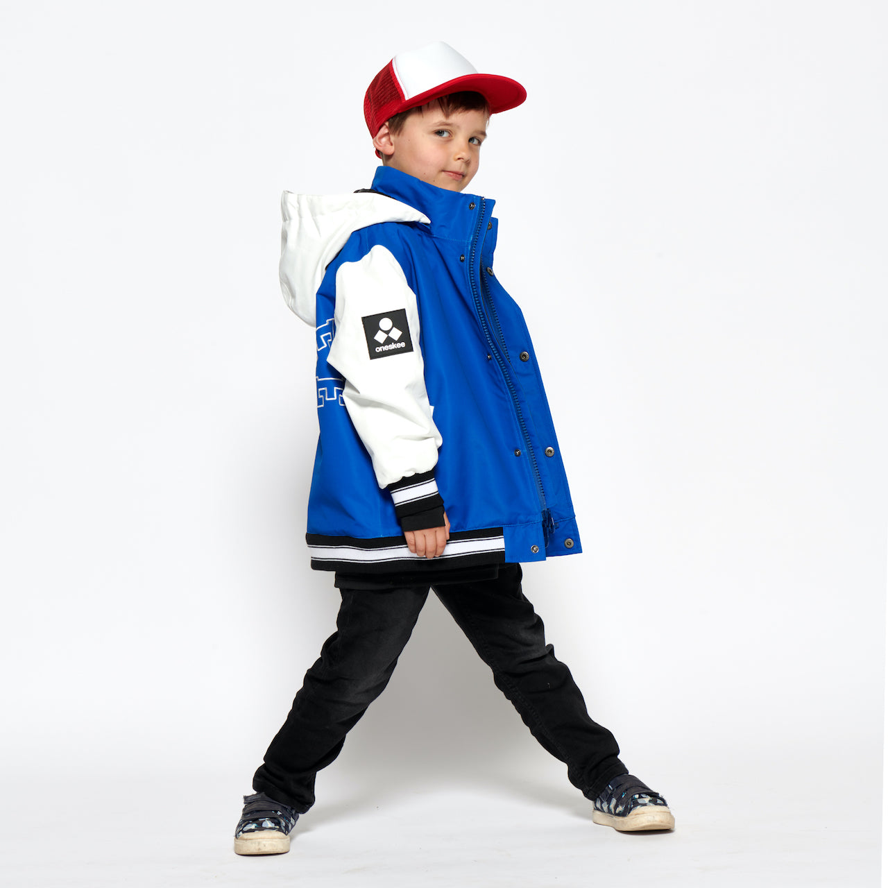 Kids 2-in-1 Snow Suit, Blue Varsity