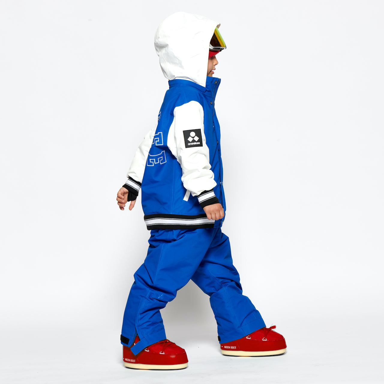 Kids 2-in-1 Snow Suit, Blue Varsity